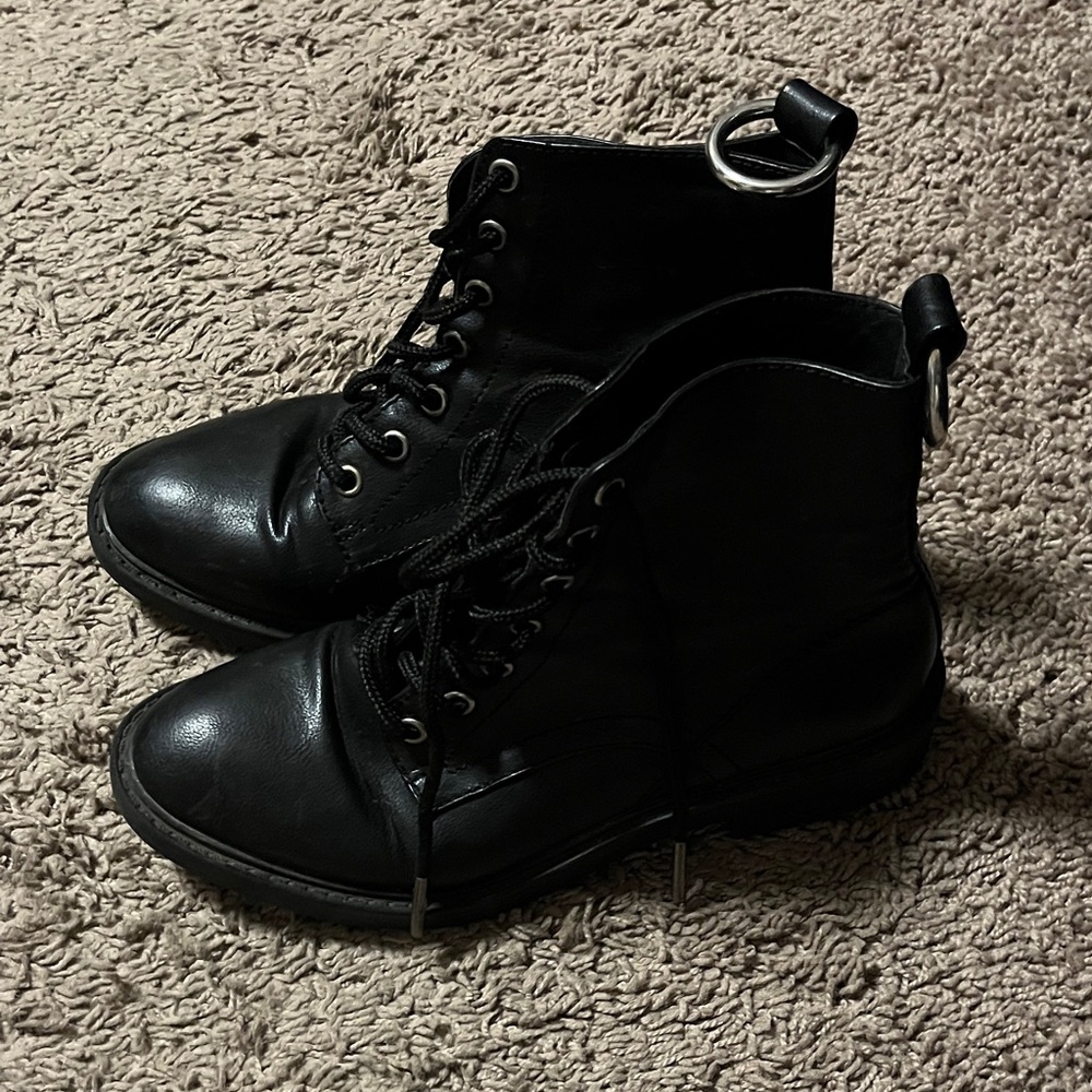 Therapy Black Ankle Boots - Picture 2 of 5